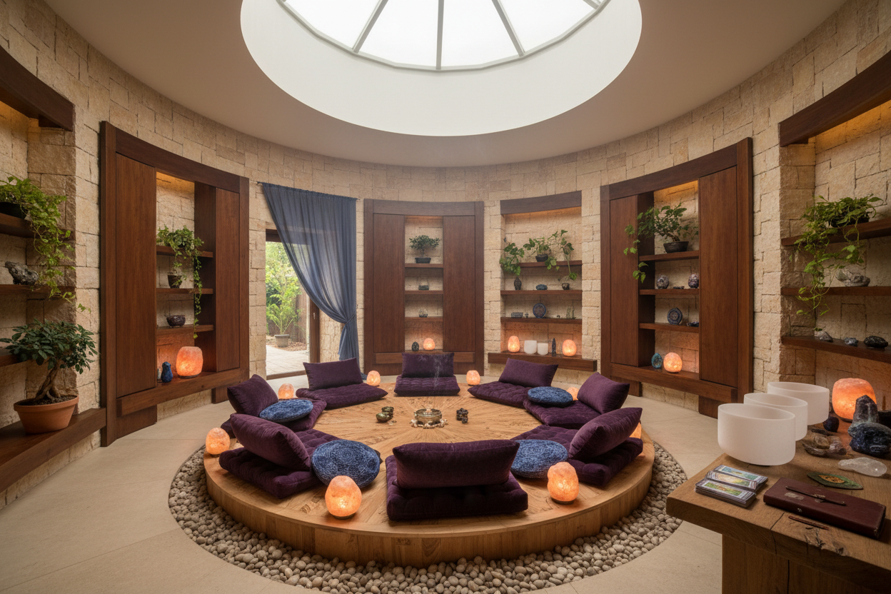 **Heading:** Journey Preparation
**Text:** Create sanctuary spaces for intentional exploration