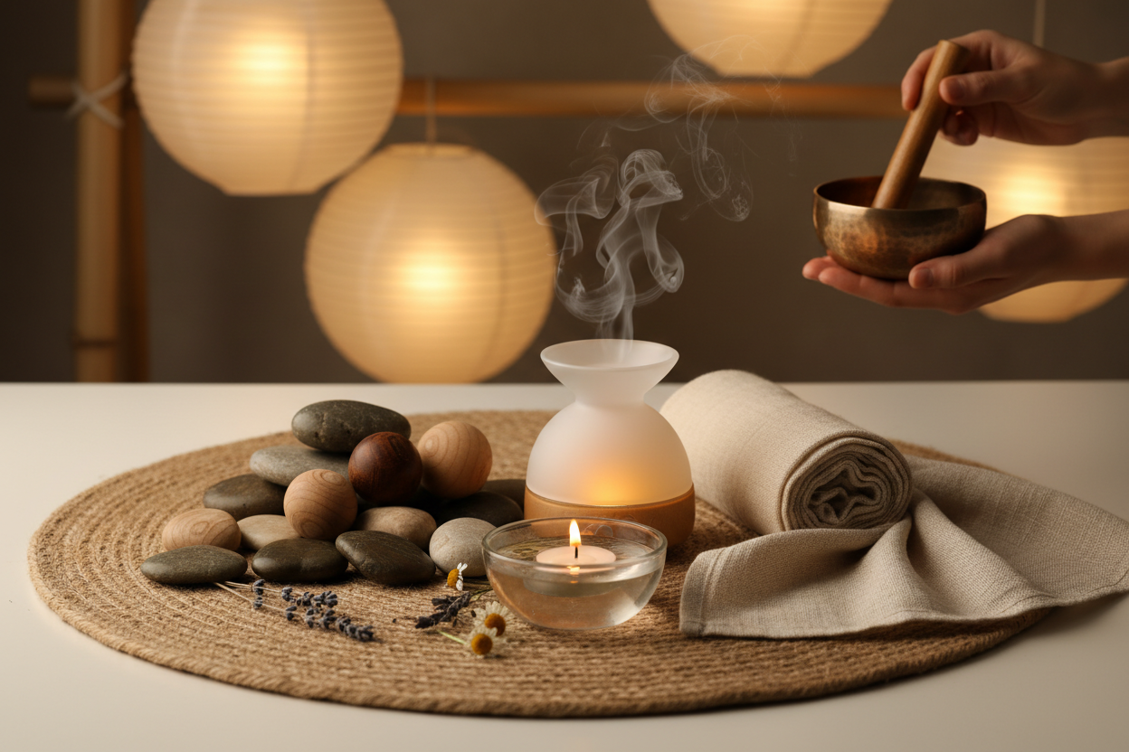 **Heading:** Sensory Immersion
**Text:** Tools that awaken tactile, visual, and somatic awareness